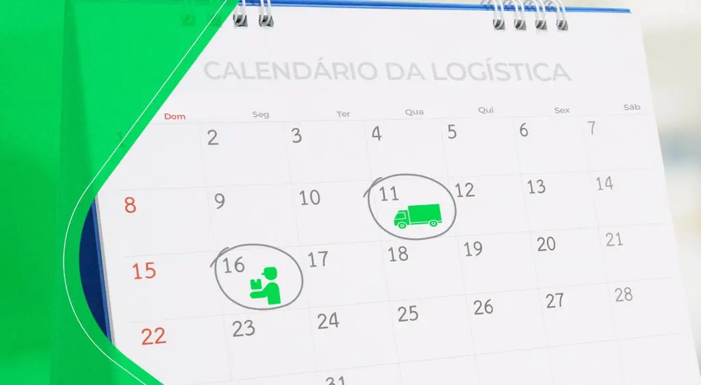 Calendário da logística em 2023
