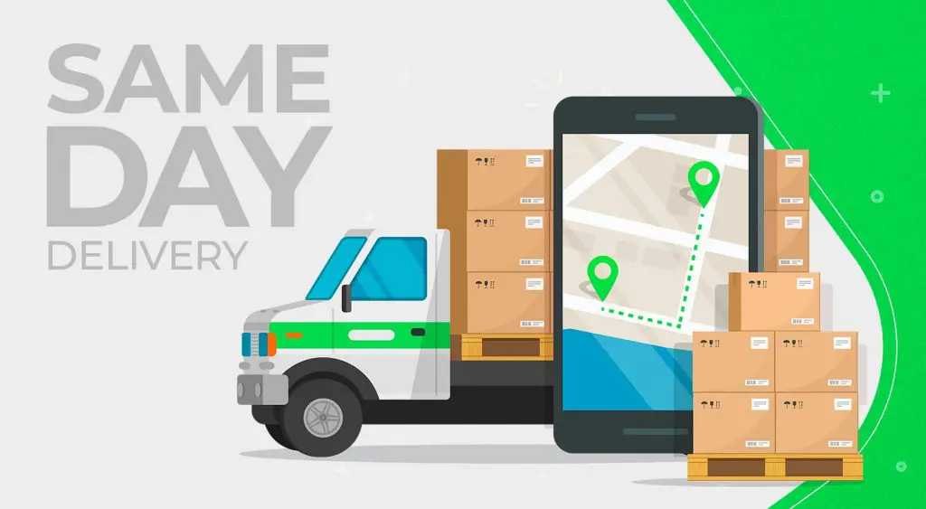 Same day delivery entrega em 24 horas