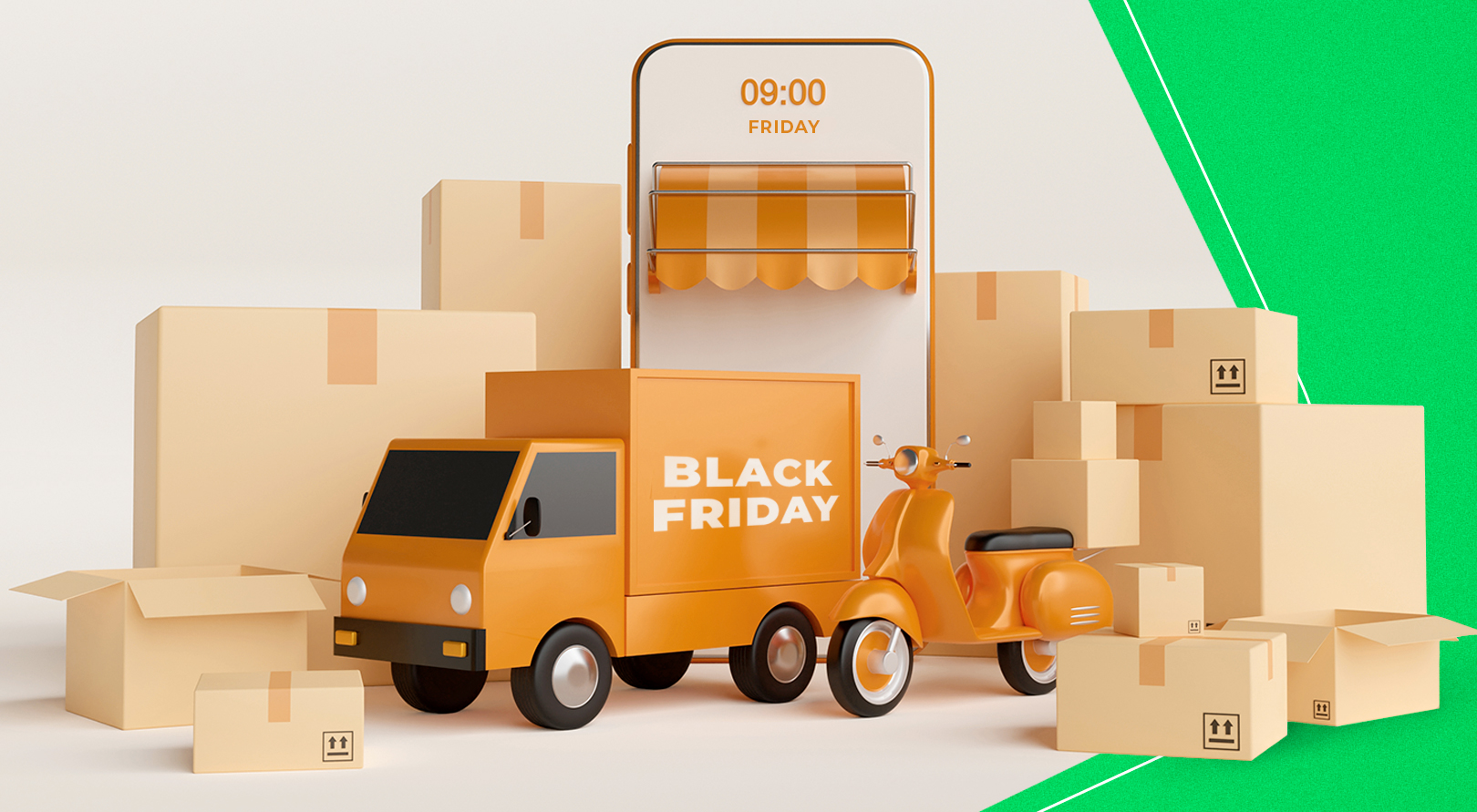 black friday na logística de pátio